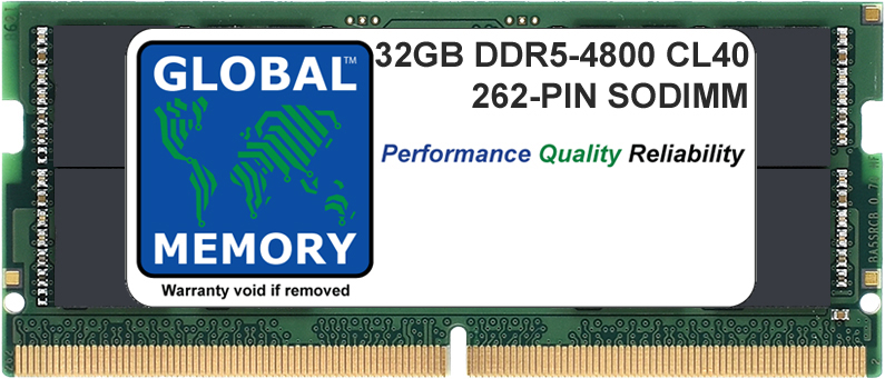32GB DDR5 4800MHz PC5-38400 262-PIN SODIMM MEMORY RAM FOR SAMSUNG LAPTOPS/NOTEBOOKS 32GB DDR5 4800MHz PC5-38400 262-PIN SODIMM MEMORY RAM FOR SAMSUNG LAPTOPS/NOTEBOOKS